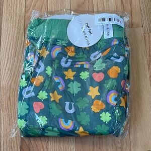 Little Sleepies Green and Orange Pajama Pants